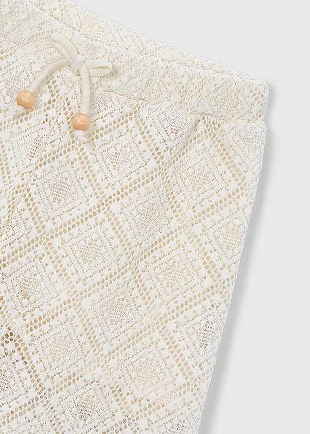 Pantalone lungo crochet bambina 