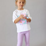 Maglietta spalle calate bambina 