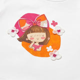 Maglietta stampa neonata<BR/> 