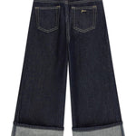 Jeans palazzo con risvolto ragazza Guess 