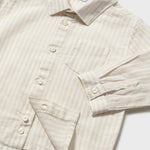 Camicia in lino manica lunga neonato 