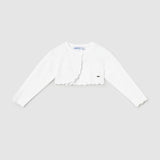 Cardigan bolero basic tricot neonata 