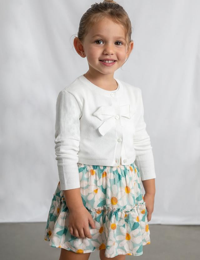 Cardigan tricot basic bambina 