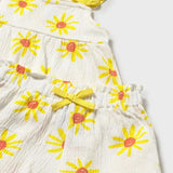Completo pantaloncino e canottiera neonata 