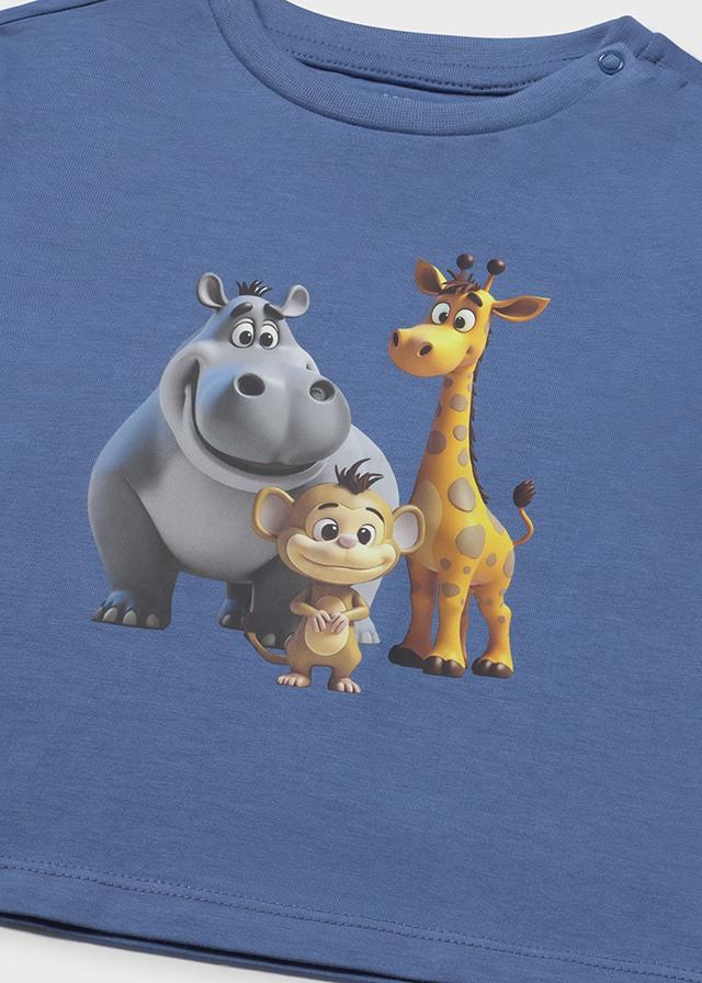Maglietta animali neonato 