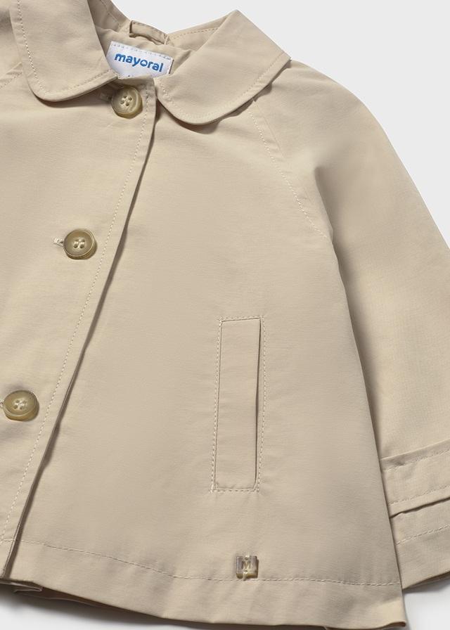 Giacca modello trench neonata 