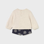 Completo bermuda jacquard neonata mayoral 