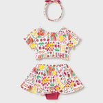 Completo 3 pezzi con fascia neonata 