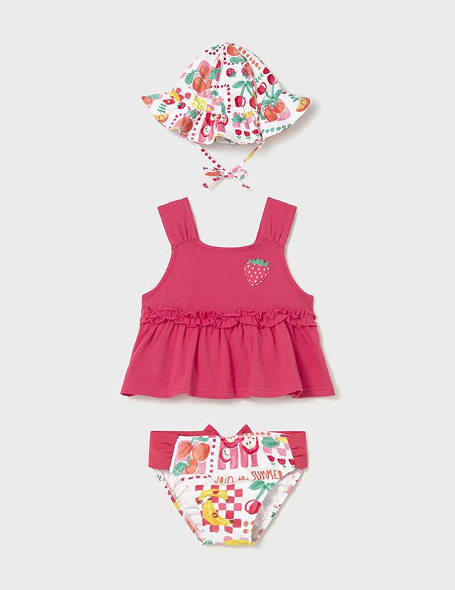Completo costume 3 pezzi stampato protezione solare 