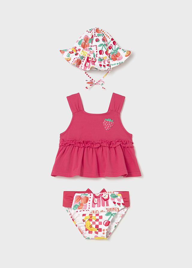 Completo costume 3 pezzi stampato protezione solare 