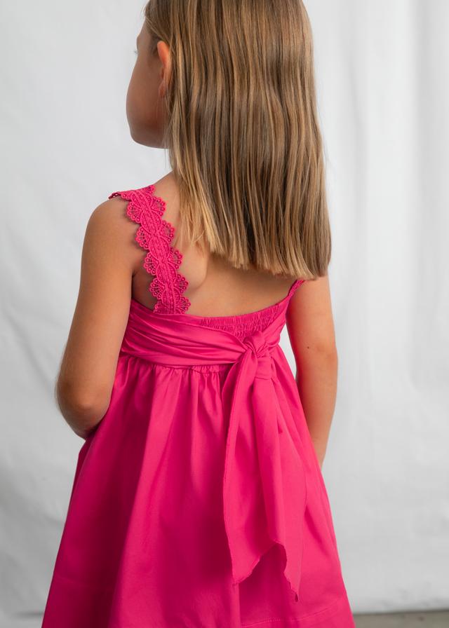 Vestito cerimonia satinato bambina 