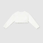 Cardigan bolero basic tricot neonata 