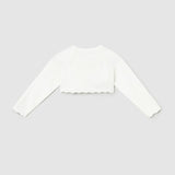 Cardigan bolero basic tricot neonata 