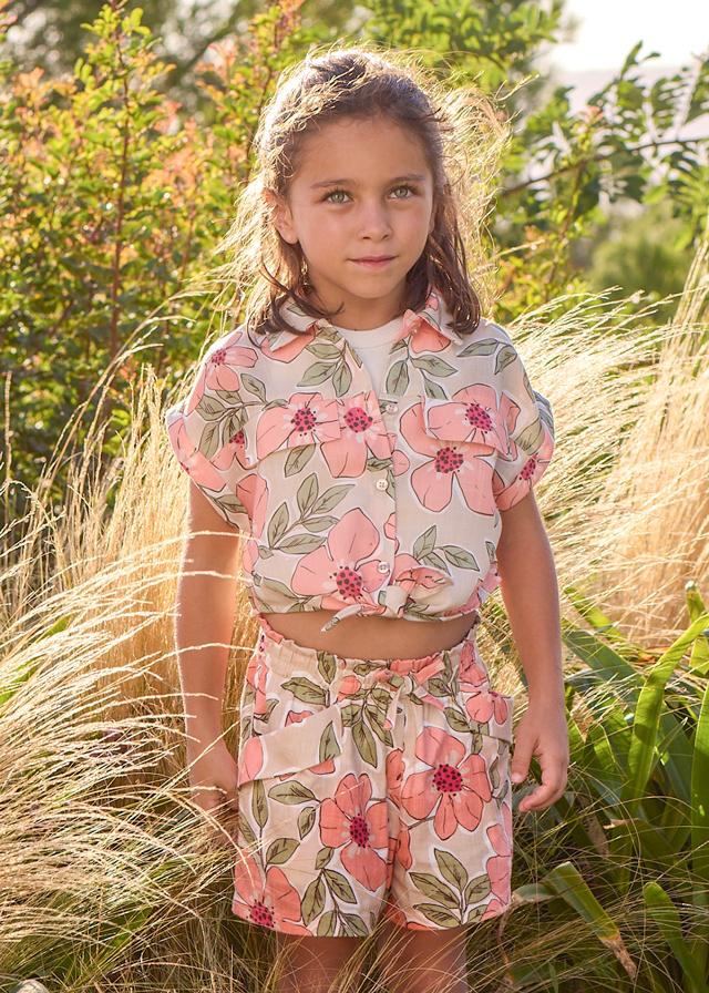 Pantaloncino stampato bambina 
