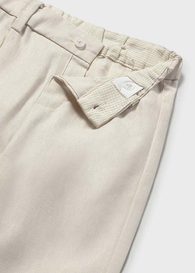 Pantalone lino elegante neonato 
