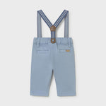 Pantalone lungo bretelle neonato 