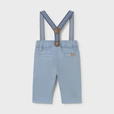 Pantalone lungo bretelle neonato 