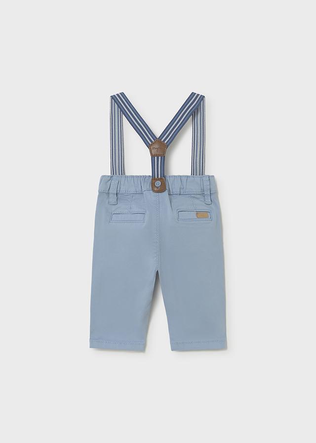 Pantalone lungo bretelle neonato 