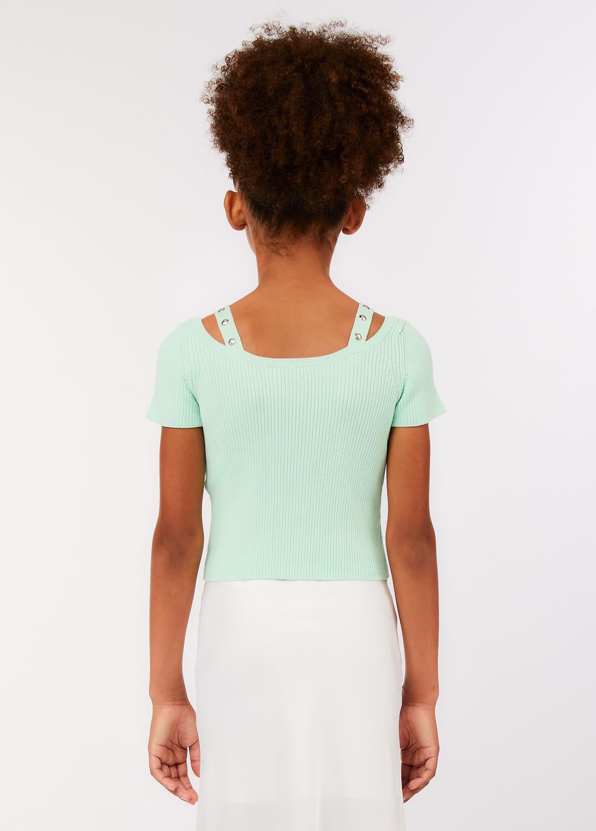 Top in maglina ragazza LiuJo 