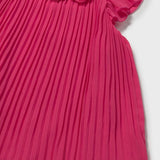 Vestito plissettato con fiori neonata 