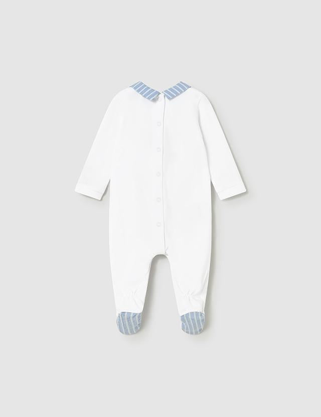 Pigiama lungo ricamato neonato 