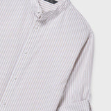 Camicia manica lunga colletto alla coreana ragazzo 