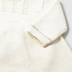 Completo ghettina e maglione tricot neonato<BR/> 