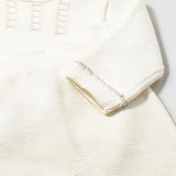 Completo ghettina e maglione tricot neonato<BR/> 