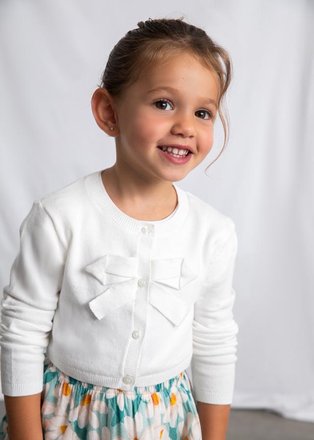 Cardigan tricot basic bambina 