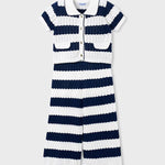 Completo 2 pezzi a righe bambina 