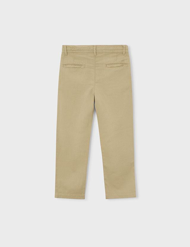 Pantalone lungo morbido chino in lino bambino 