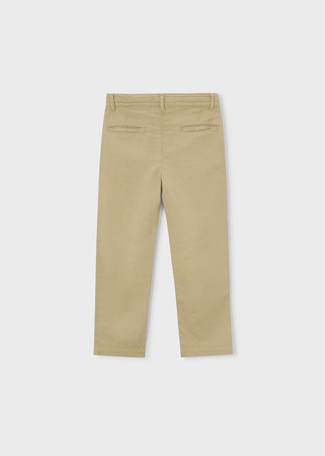 Pantalone lungo morbido chino in lino bambino 