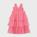 Vestito bambula volant bambina 
