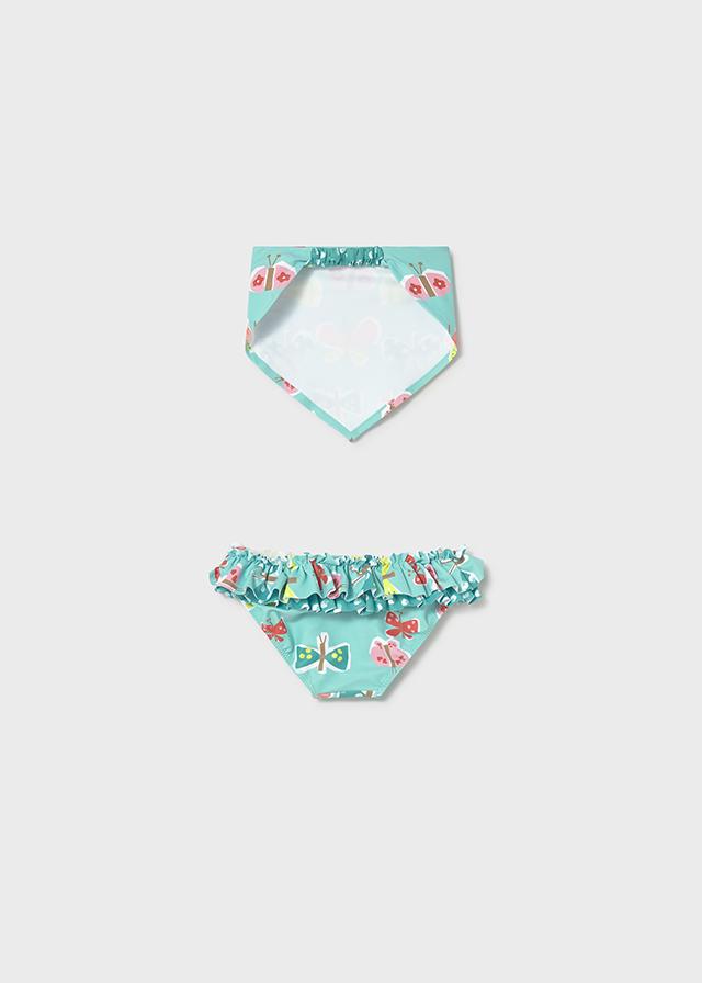 Costume modello culotte e fazzoletto neonata 