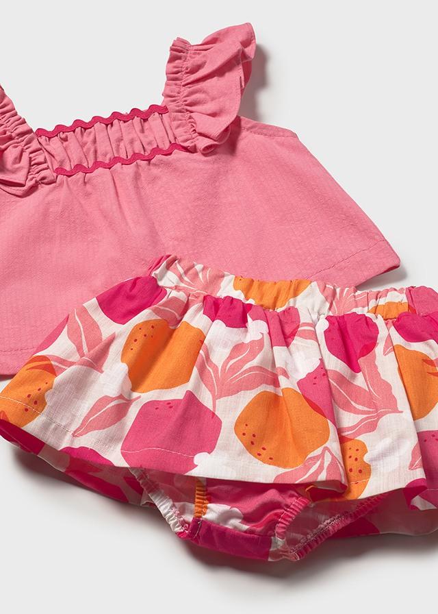 Completo gonna e blusa neonata 