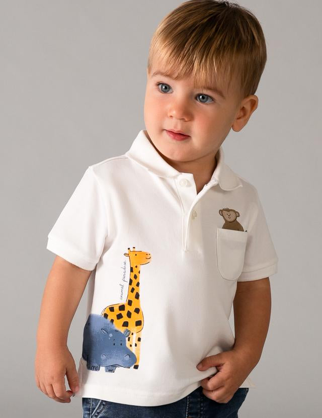 Polo animaletti neonato<BR/> 