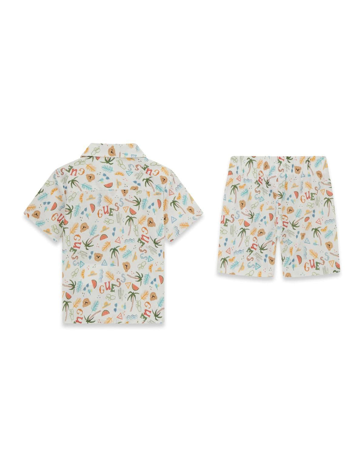 Completo camicia e bermuda neonato Guess 