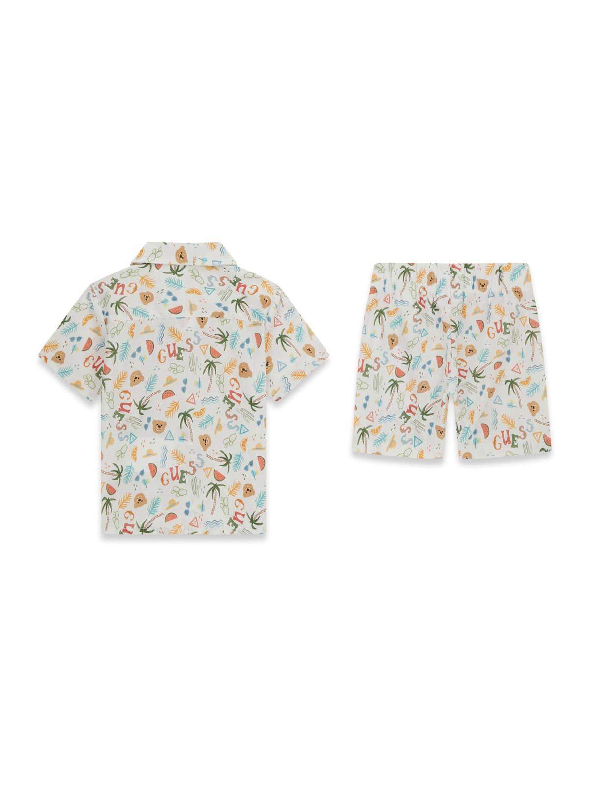 Completo camicia e bermuda neonato Guess 