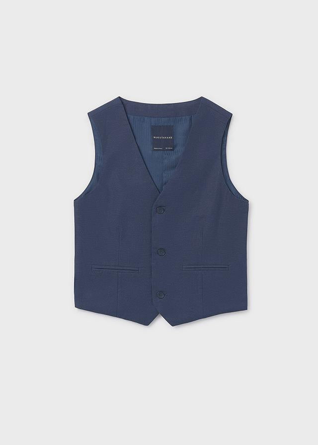 Gilet elegante in lino ragazzo 
