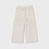 Pantalone lungo crochet bambina 