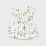 Vestito stampa floreale neonata 