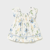 Vestito stampa floreale neonata 