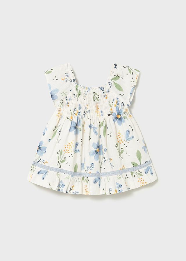Vestito stampa floreale neonata 