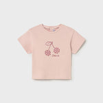 Maglietta ciliegia basic neonata 