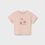 Maglietta ciliegia basic neonata 