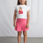 Pantaloncino punto roma bambina 