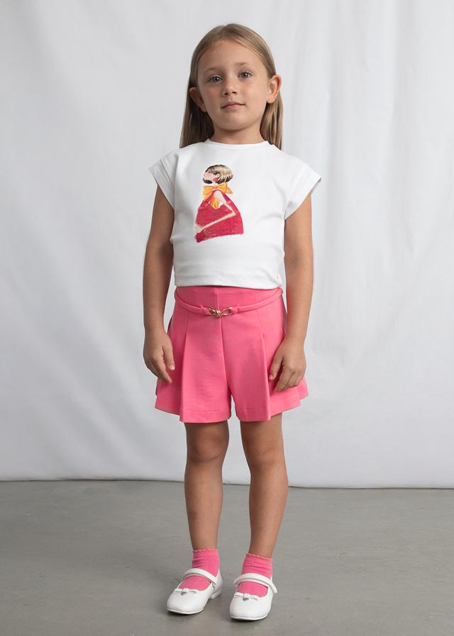 Pantaloncino punto roma bambina 
