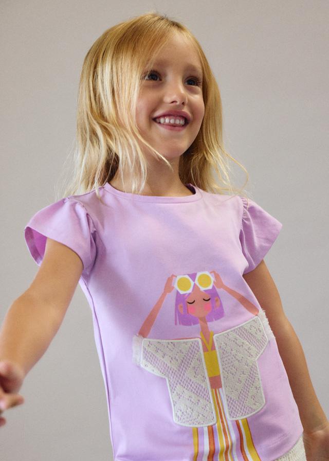 Maglietta manica corta bambina 