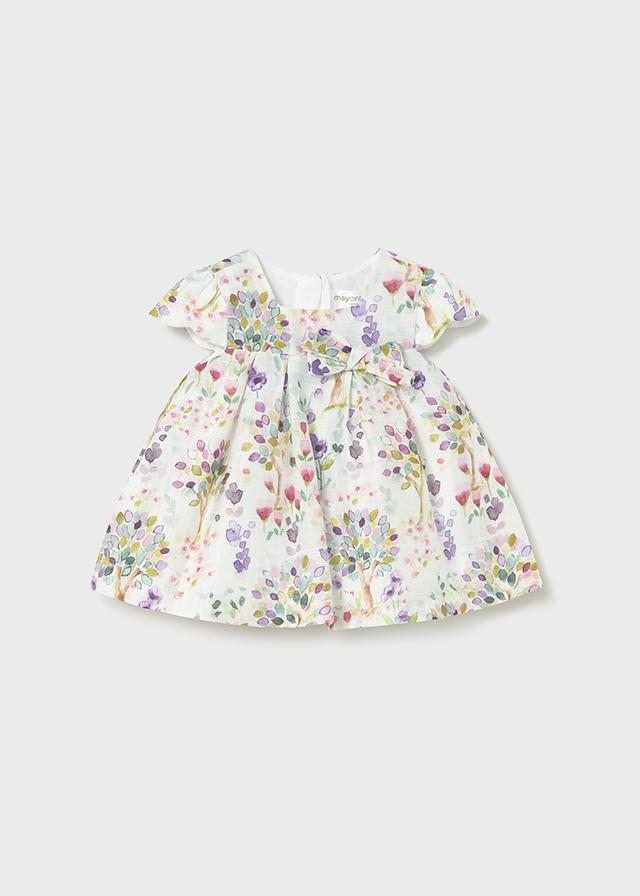 Vestito stampato cerimonia neonata 