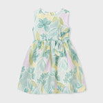 Vestito cerimonia fiori bambina 